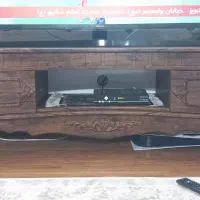 میزتلوزیون چوبی کاردست درحدنوبسیارتمیزوشیک