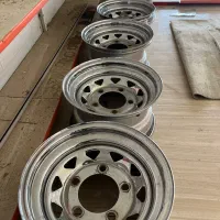 رینگ ۱۵ استیل پنج پیچ، مخصوص جیپ، پاترول، لندوور