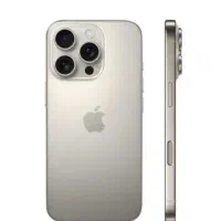 آیفون ۱۶ پرو با کد رجیستری رنگ تیتانیوم باطری ۹۵٪