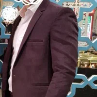 کت تک بادمجونی سایز ۵۰