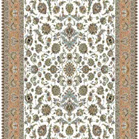 فرش افشان کرم /فرش ترنج دار کرم /700سنگین وزن|فرش|کاشان, شهید زجاجی|دیوار