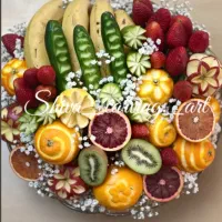 حکاکی هندوانه سبد میوه ویژه شب یلدا|خدمات پذیرایی، مراسم|شیراز, رحمت‌آباد|دیوار