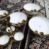 فروش سرویس جامیوه ای و شیرینی وشکلاتی|ظروف سرو و پذیرایی|جوانرود, |دیوار