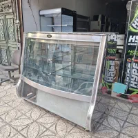 یخچال ویترینی عرض160سانتی تمام استیل موتور های تک