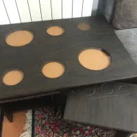 میز ۵ تیکه جلومبلی/معاوضه با بخاری کوچک