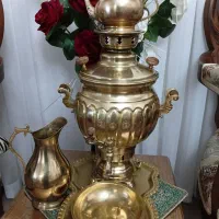 سماور زغالی ست شش لیتری