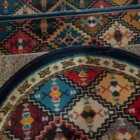 فرش رو پله ایی|گلیم، جاجیم، گبه|رشت, پیرکلاچای|دیوار