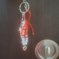 آویز کیف و جاکلیدی پاپیون قرمز|کیف، کفش، کمربند|کامیاران, |دیوار