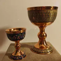 جام مسی خاتم کاری شده