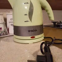 کتری برقی NOVA کم کار  سالم همراه با فیلم کارکرد|قوری، کتری، قهوه‌ساز دستی|مشهد, ملک‌آباد|دیوار