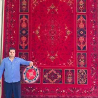 فرح شاد ده رنگ طلایی خشتی ۱۲۰۰