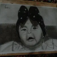 نقاشی سفارشی سیاه قلم