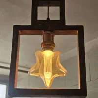 محصولات چوبی لوستر ظرف و..