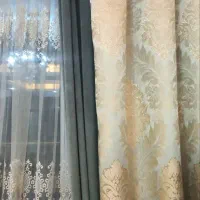 پرده همراه با والان سالم و در حد نو|پرده، رانر، رومیزی|اسلام‌شهر, شهرک توحید|دیوار