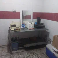 میز کار استیل سینگ ۲لگنه استیل