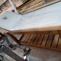 تخت فشیال و ماساژ تمام چوب تشک طبی|آرایشگاه و سالن‌های زیبایی|اصفهان, شمس آباد|دیوار