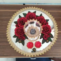 تزیین سینی حنا|صنایع دستی و سایر لوازم تزئینی|سیرجان, |دیوار