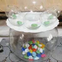 چایساز و جاشمعی ظرف باغ و بقیه ظروف آشپزخانه|سماور، چای‌ساز، قهوه‌ساز|دورود, |دیوار