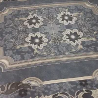 رو فرشی رنگ طوسی زرد
