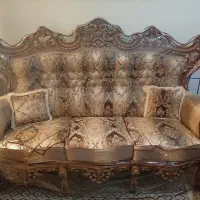 مبل سلطنتی 9 نفره چوب گردو