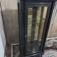 بوفه چوبی شیشه ای|بوفه، ویترین، کنسول|اهواز, شریعتی جنوبی|دیوار