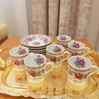 چینی گل ترمه قدیمی