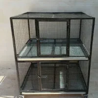 فروش قفس دو طبقه|لوازم جانبی حیوانات|خوی, |دیوار