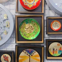 قاب ویترای جدید نقاشی کار دست|تابلو، نقاشی، عکس|جم, |دیوار