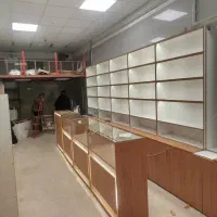 دکور۰ ویترین۰ کانتر۰ قفسه بندی داروخانه تجهیز کلی