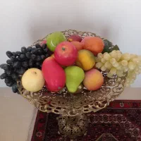 میوه خوری برنز با میوه|صنایع دستی و سایر لوازم تزئینی|میانه, |دیوار