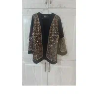 شومیز یا کت مجلسی مشکی محرمی آینه کاری