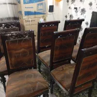 میز ناهار خوری ۸ نفر منبت کاری شده کاملا سالم|میز و صندلی غذاخوری|تهران, قصر فیروزه ۱|دیوار