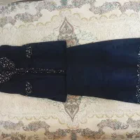 جلیقه دامن مخمل کبریتی کار شده سنتی