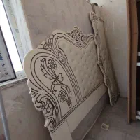 تخت خواب دو نفره در حد نو|تخت و سرویس خواب|اردبیل, |دیوار