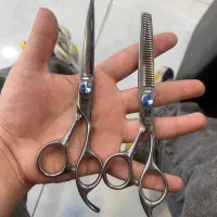ست قیچی پیتاژ و کات آرایشگری
