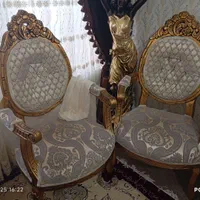 مبل سلطنتی ۹ نفره در حد نو بسیار شیک و تمیز|مبلمان خانگی و میز عسلی|تربت‌حیدریه, کاشانی|دیوار