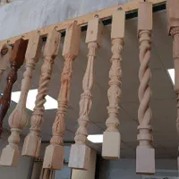 نرده چوبی پله چوبی لمبه چوبی ترموود