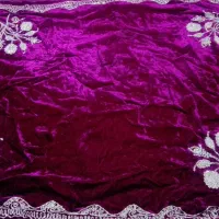 مخمل قدیمی گلدوزی شیک|پرده، رانر، رومیزی|کرمان, |دیوار