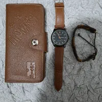 ساعت و دستبند رولکس و کیف پول چرم