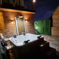 کلبه سویسی جنگلی جکوزی دار|اجارهٔ کوتاهمدت ویلا و باغ|خرمآباد, |دیوار