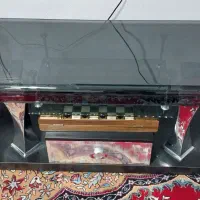 زیر تلویزیون شیشه  ام دی اف