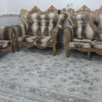 مبل سلطنتی جنس خوب با قیمت پایین همراه عسلی