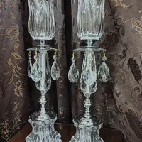 شمعدان کریستال اصل آماریس المان ارتفاع ۵۰ سانت