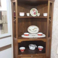 بوفه چوب ملچ و کمد لباس