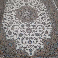 فرش دست بافت کرک گل ابریشم زیبا وخاص|فرش|کاشان, شمس آبادی|دیوار