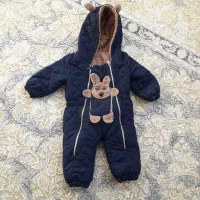 کت مشکی رنگ وکت آستر دارشطرنجی سرهم نوزاد|لباس|سقز, |دیوار