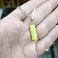 گردنبند یشم کانادایی اصل استوانه ای