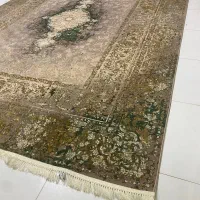 فرش ۱۲۰۰شانه ته انباری استوک تخفیفی فیلی بژ نسکافه|فرش|کاشان, شهید زجاجی|دیوار