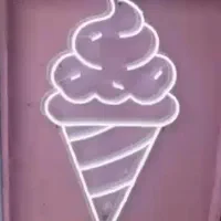 نئون طرح بستنی