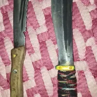 چاقو دست ساز معاوضه با قلیان